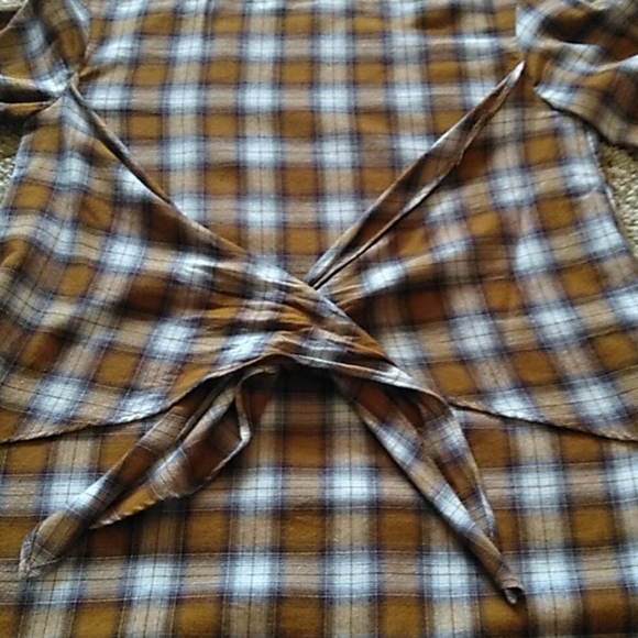 Zara Girls Casual Collection Checkered Long Sleeve - Picture 3 of 5